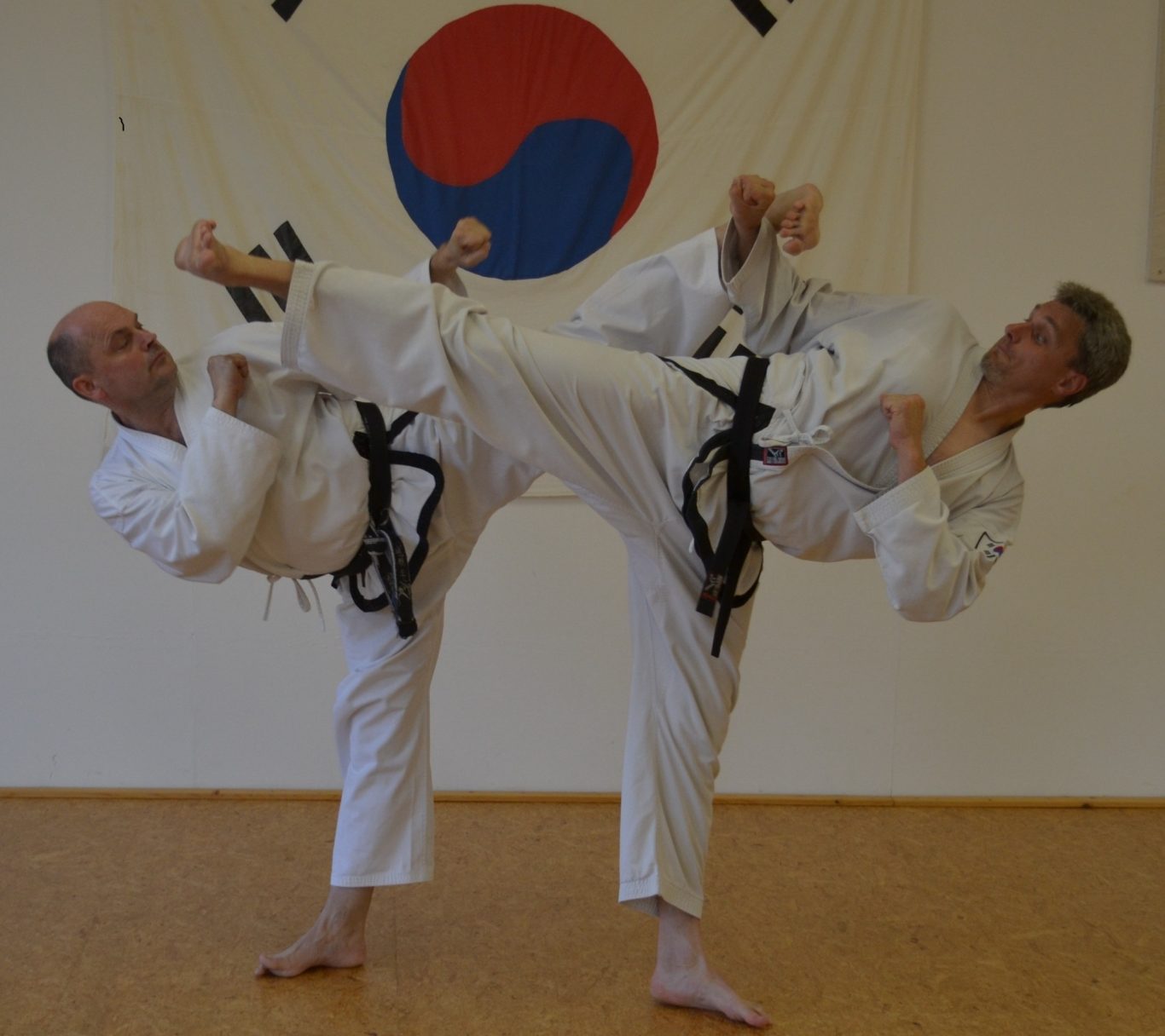GM Hubert Weber und Manfred Scheuring 3. DAN